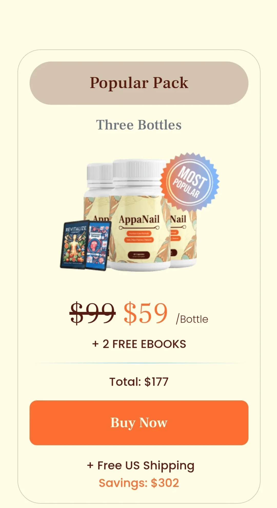 AppaNail™ 3 bottles pricing